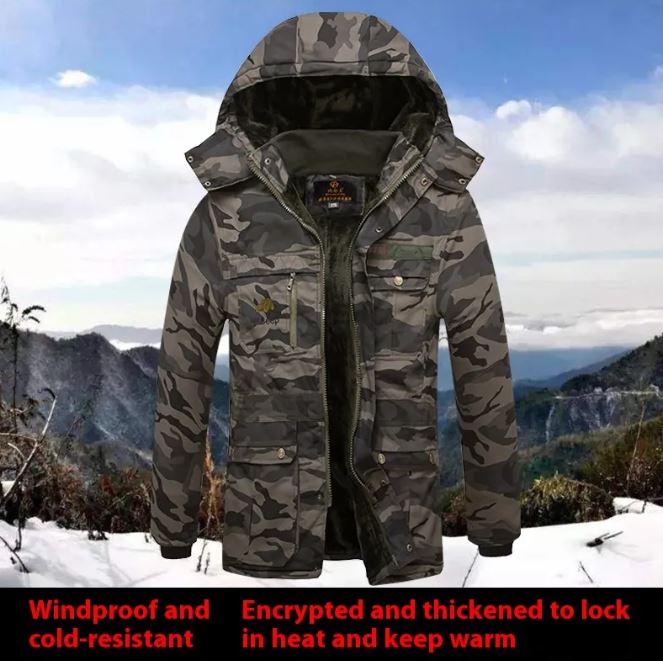 Windproof And Cold-resistant Cotton-padded Jacket
